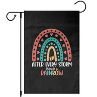 After Every Storm There Is A Rainbow Garden Flag Pregnancy Announcement