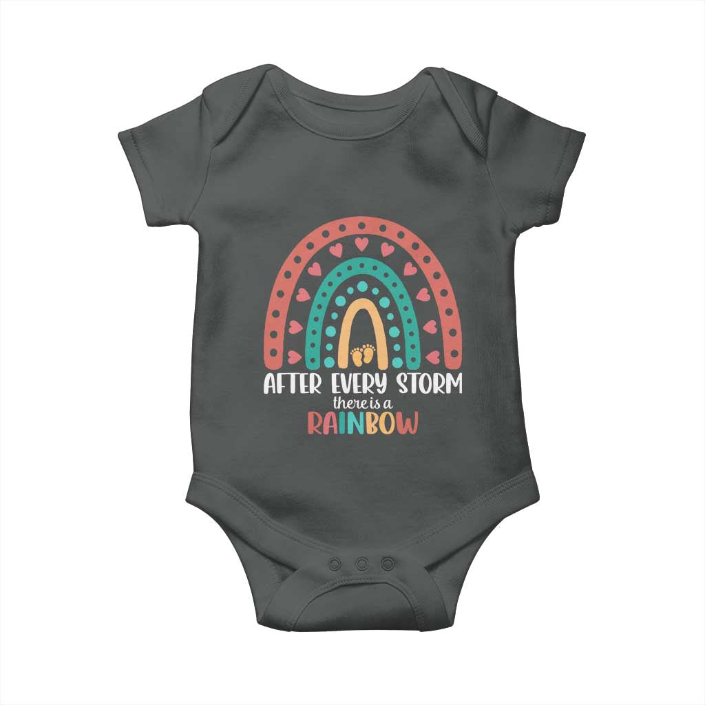 After Every Storm There Is A Rainbow Baby Onesie Pregnancy Announcement