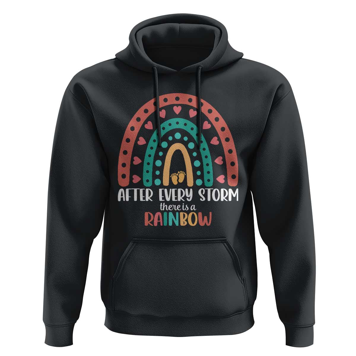 After Every Storm There Is A Rainbow Hoodie Pregnancy Announcement