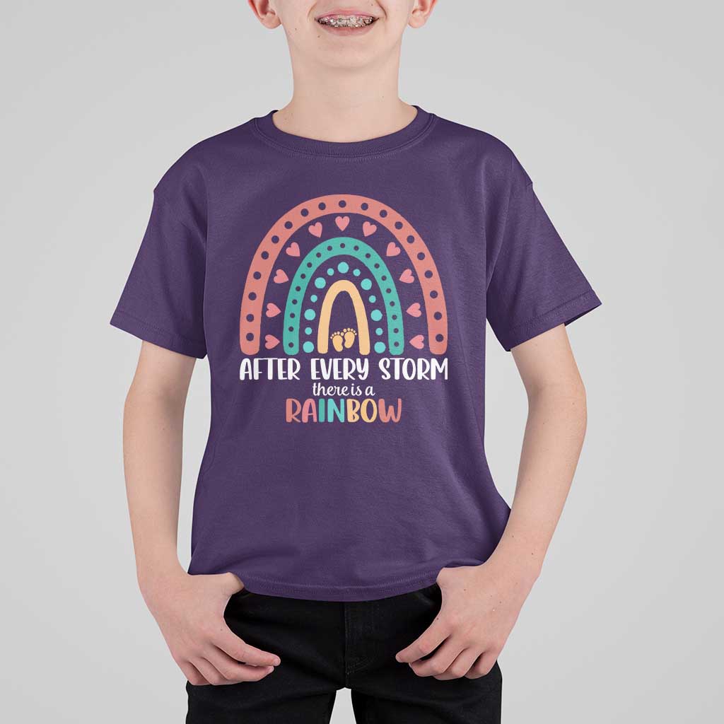 After Every Storm There Is A Rainbow T Shirt For Kid Pregnancy Announcement