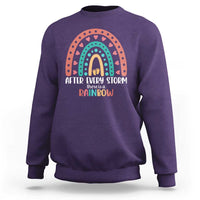 After Every Storm There Is A Rainbow Sweatshirt Pregnancy Announcement