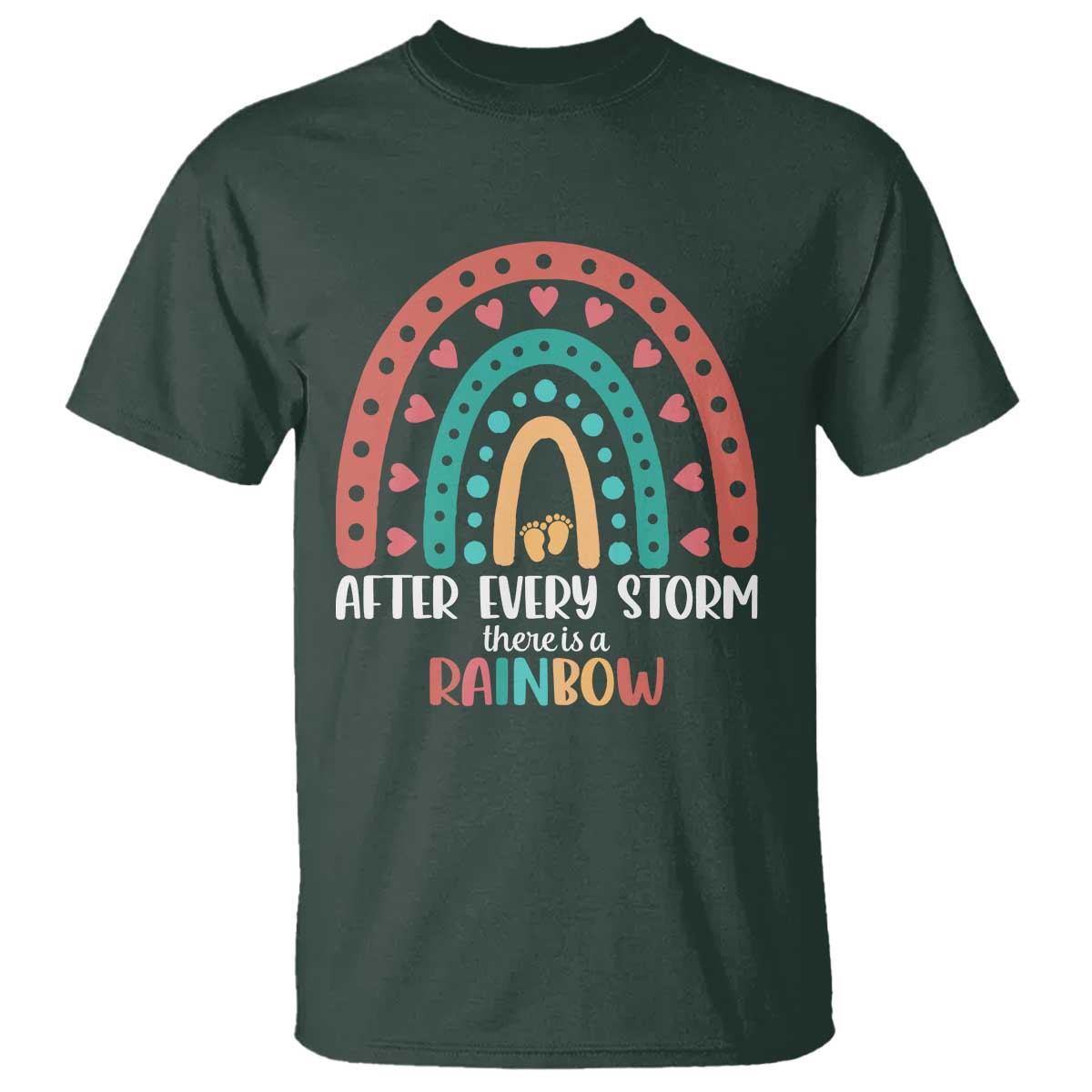 After Every Storm There Is A Rainbow T Shirt Pregnancy Announcement