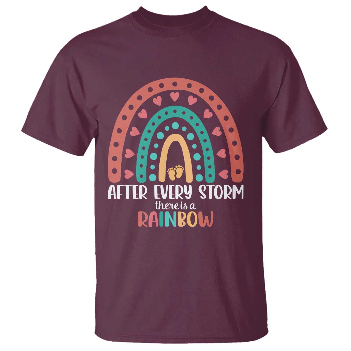 After Every Storm There Is A Rainbow T Shirt Pregnancy Announcement