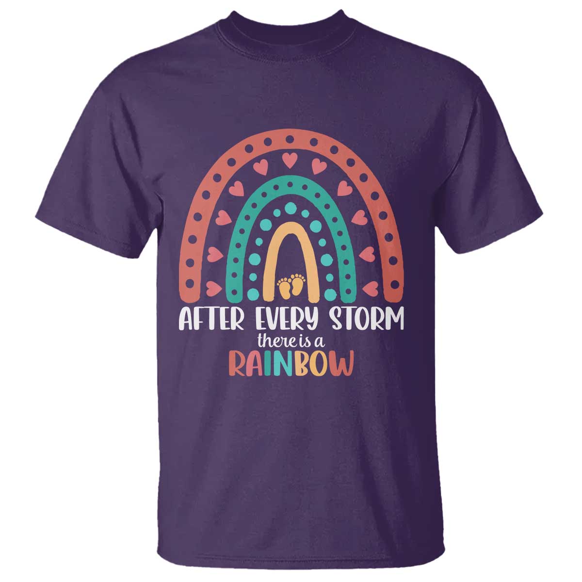 After Every Storm There Is A Rainbow T Shirt Pregnancy Announcement