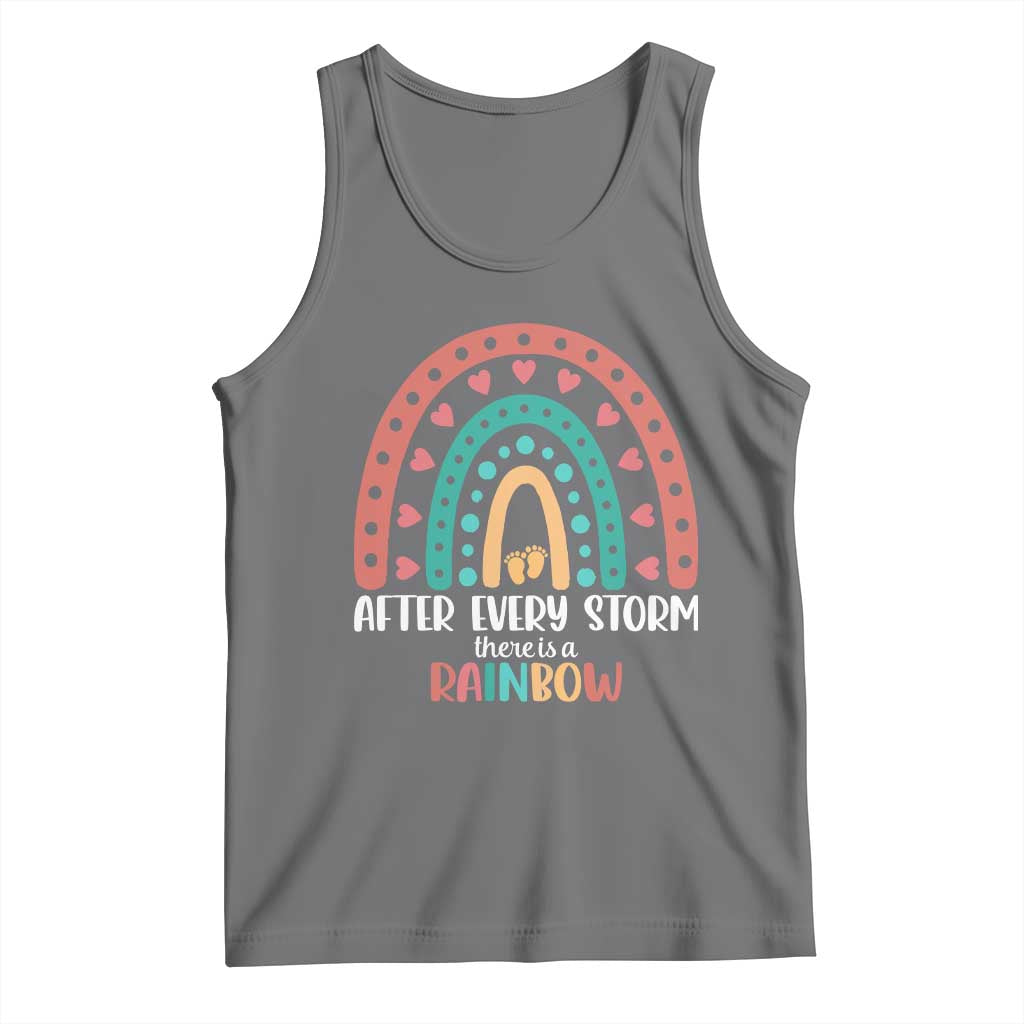 After Every Storm There Is A Rainbow Tank Top Pregnancy Announcement