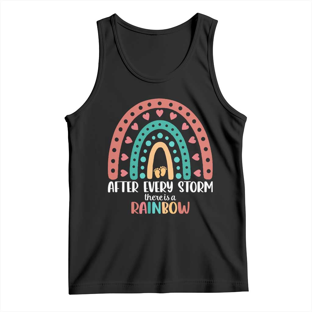 After Every Storm There Is A Rainbow Tank Top Pregnancy Announcement