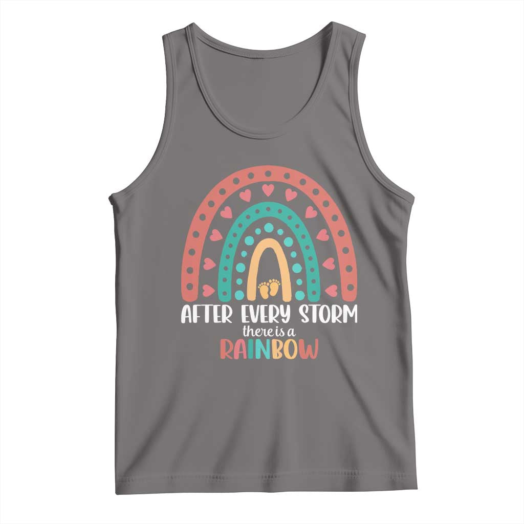 After Every Storm There Is A Rainbow Tank Top Pregnancy Announcement