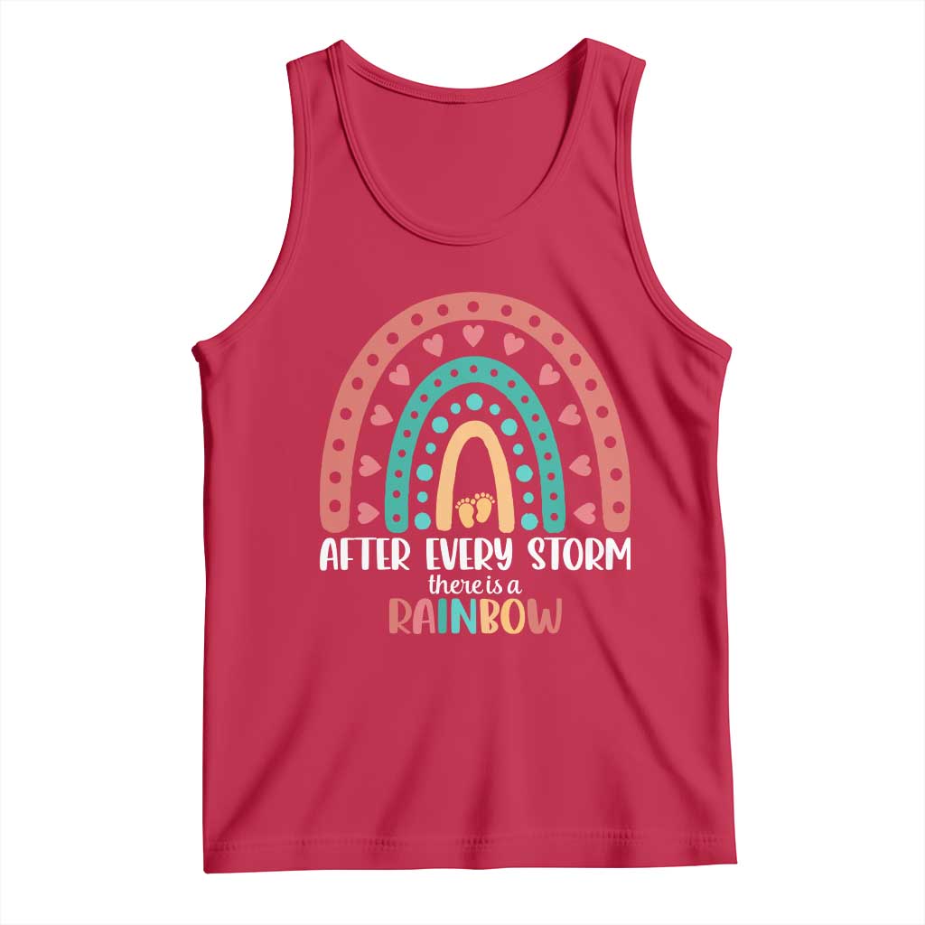 After Every Storm There Is A Rainbow Tank Top Pregnancy Announcement