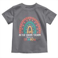 After Every Storm There Is A Rainbow Toddler T Shirt Pregnancy Announcement