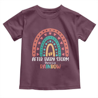After Every Storm There Is A Rainbow Toddler T Shirt Pregnancy Announcement