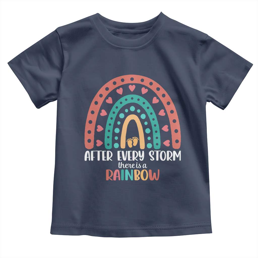 After Every Storm There Is A Rainbow Toddler T Shirt Pregnancy Announcement