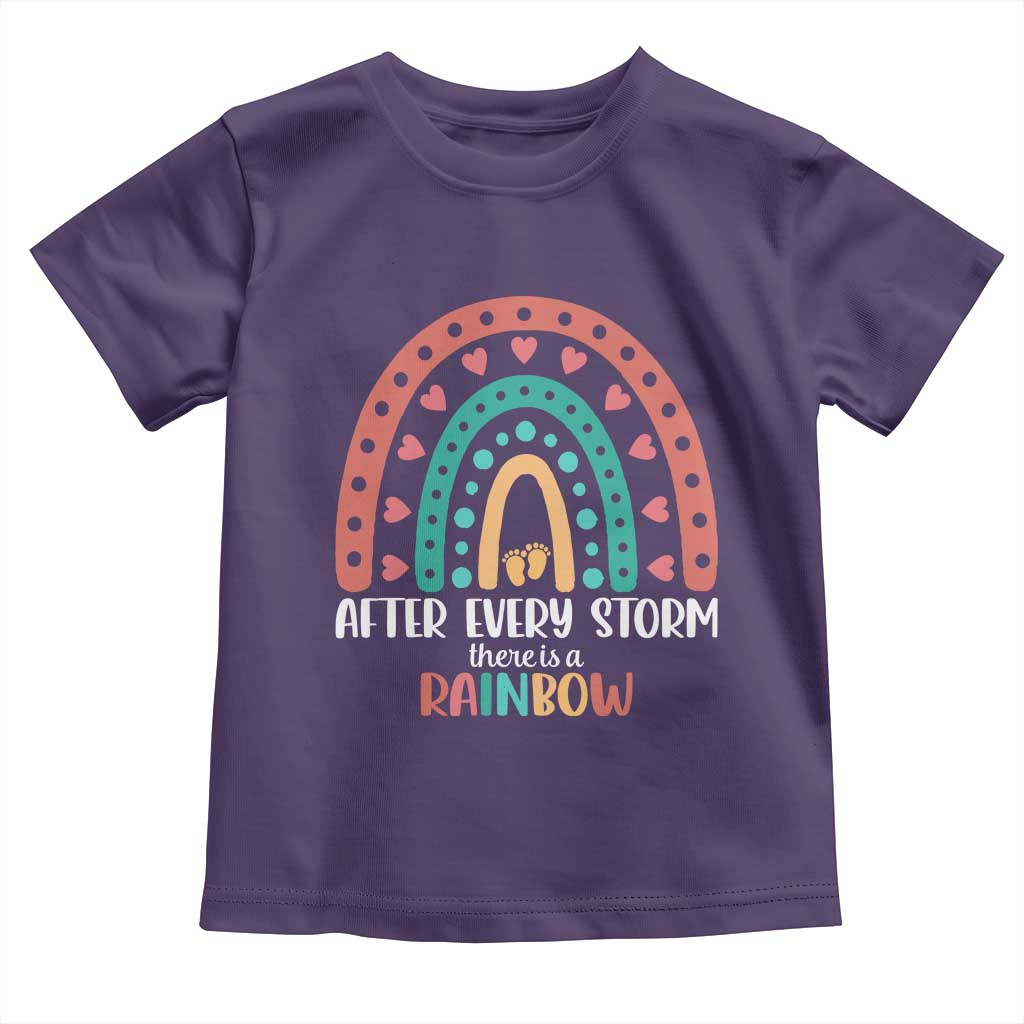 After Every Storm There Is A Rainbow Toddler T Shirt Pregnancy Announcement