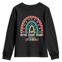 After Every Storm There Is A Rainbow Youth Sweatshirt Pregnancy Announcement