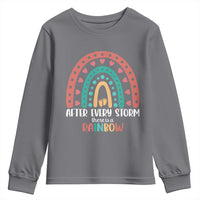 After Every Storm There Is A Rainbow Youth Sweatshirt Pregnancy Announcement