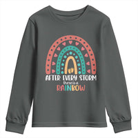 After Every Storm There Is A Rainbow Youth Sweatshirt Pregnancy Announcement