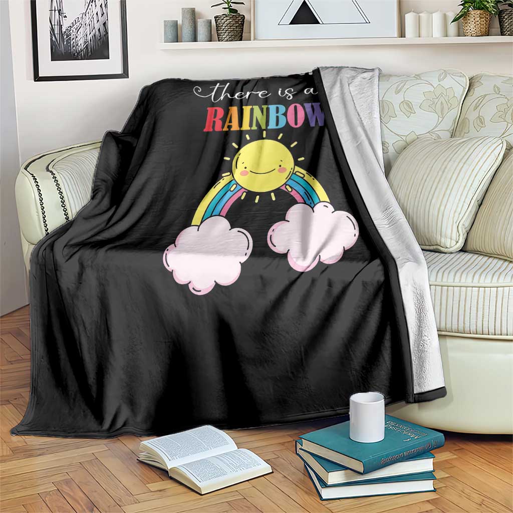 After Every Storm There Is A Rainbow Throw Blanket Sentimental Pregnancy Announcement