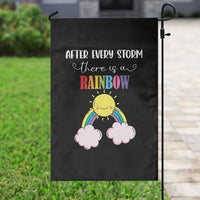 After Every Storm There Is A Rainbow Garden Flag Sentimental Pregnancy Announcement