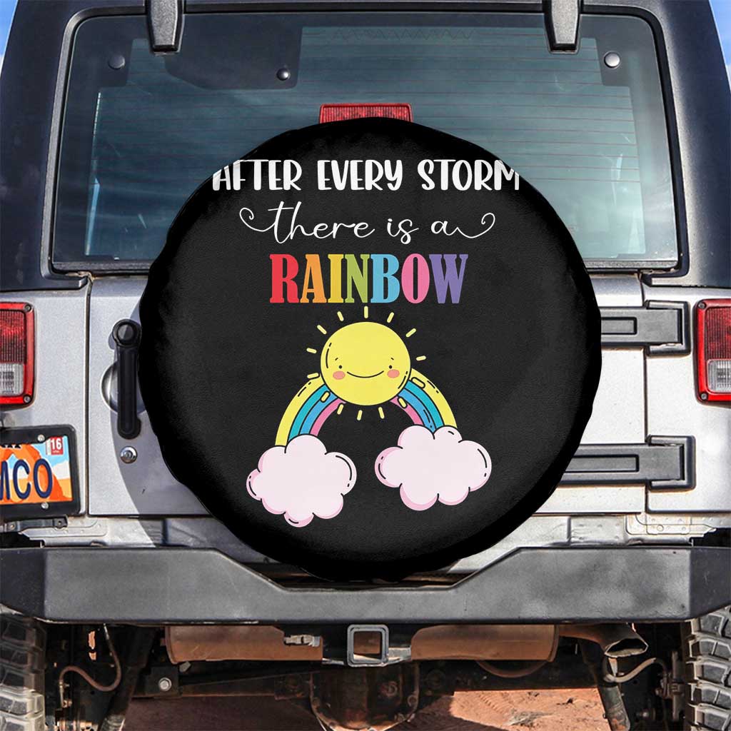 After Every Storm There Is A Rainbow Spare Tire Cover Sentimental Pregnancy Announcement