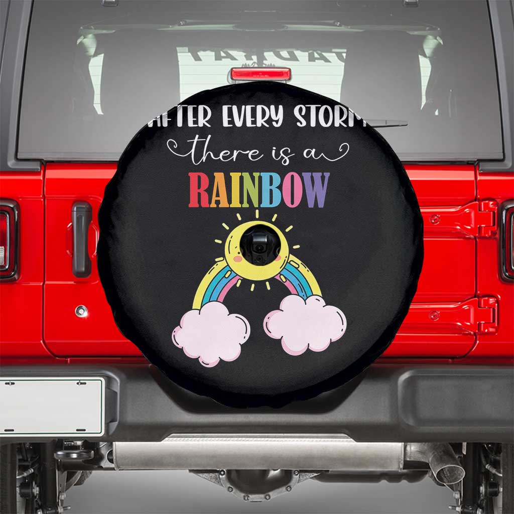 After Every Storm There Is A Rainbow Spare Tire Cover Sentimental Pregnancy Announcement