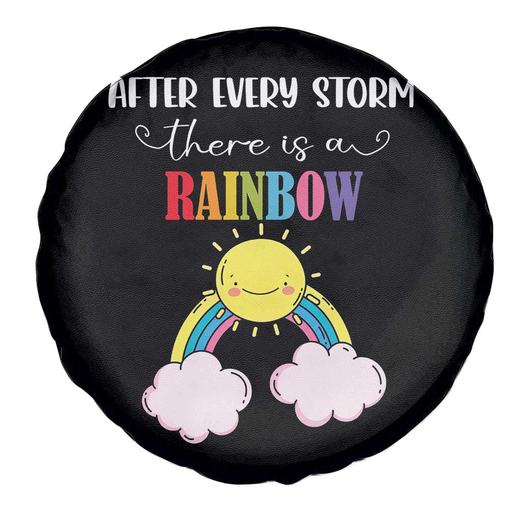 After Every Storm There Is A Rainbow Spare Tire Cover Sentimental Pregnancy Announcement