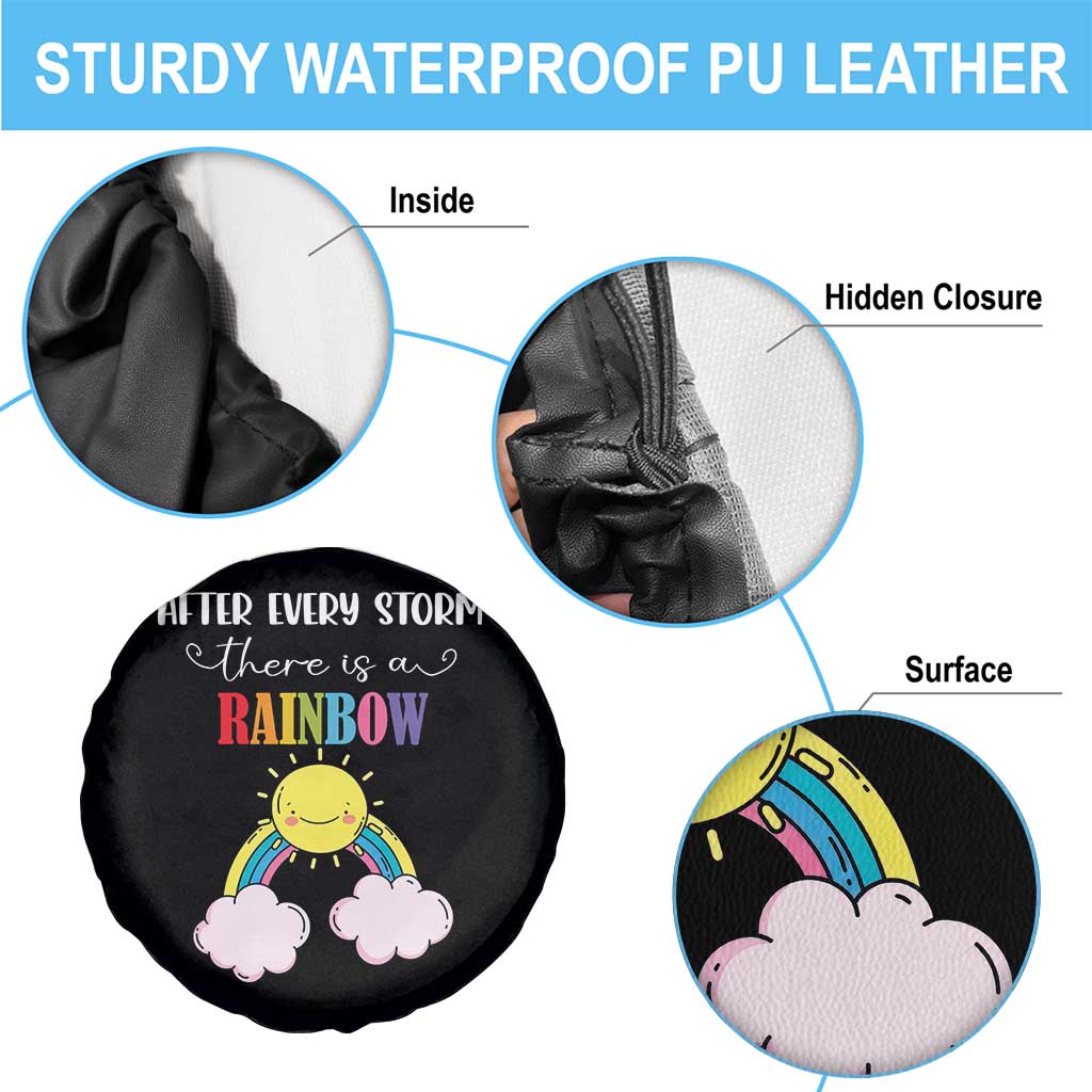After Every Storm There Is A Rainbow Spare Tire Cover Sentimental Pregnancy Announcement