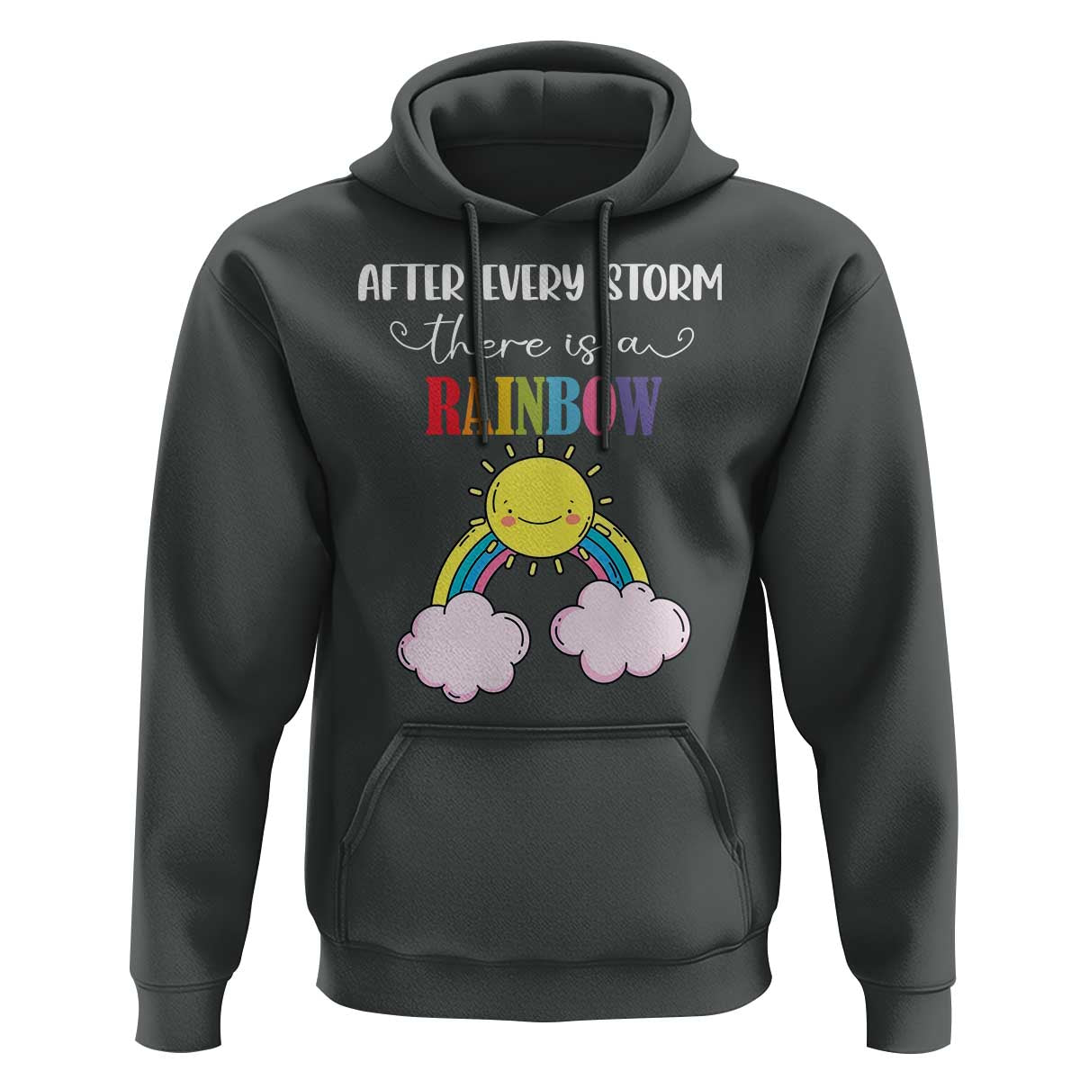 After Every Storm There Is A Rainbow Hoodie Sentimental Pregnancy Announcement