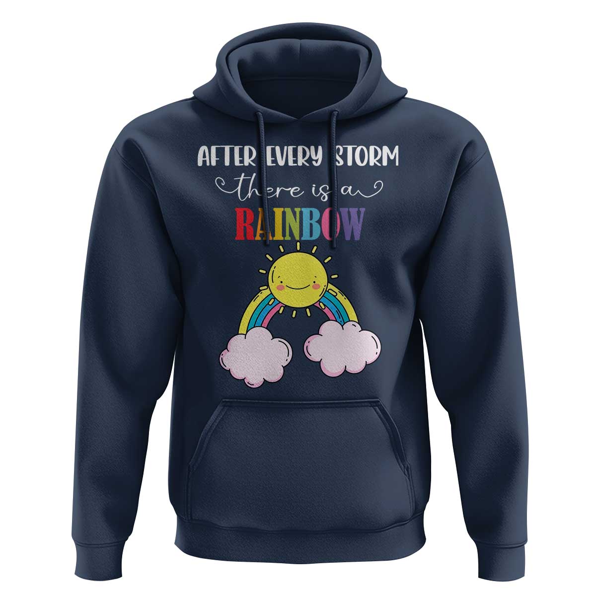 After Every Storm There Is A Rainbow Hoodie Sentimental Pregnancy Announcement
