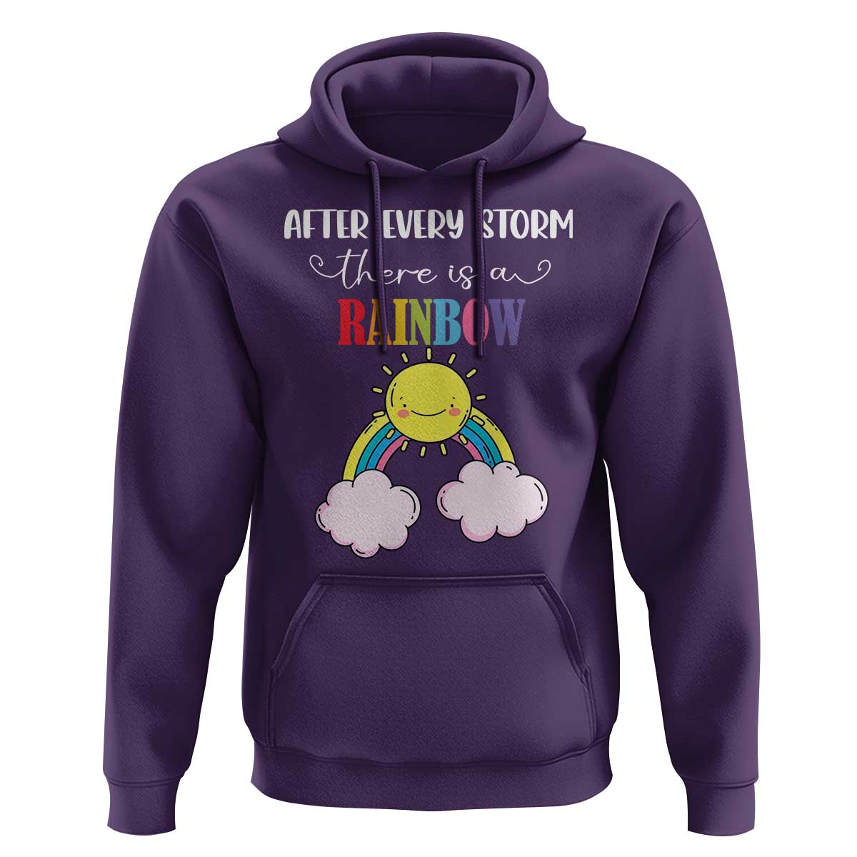 After Every Storm There Is A Rainbow Hoodie Sentimental Pregnancy Announcement