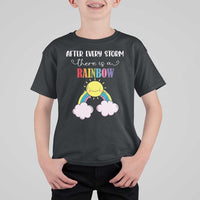 After Every Storm There Is A Rainbow T Shirt For Kid Sentimental Pregnancy Announcement