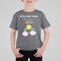 After Every Storm There Is A Rainbow T Shirt For Kid Sentimental Pregnancy Announcement