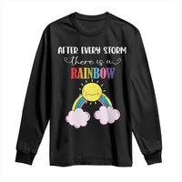 After Every Storm There Is A Rainbow Long Sleeve Shirt Sentimental Pregnancy Announcement