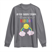 After Every Storm There Is A Rainbow Long Sleeve Shirt Sentimental Pregnancy Announcement