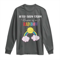 After Every Storm There Is A Rainbow Long Sleeve Shirt Sentimental Pregnancy Announcement