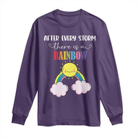 After Every Storm There Is A Rainbow Long Sleeve Shirt Sentimental Pregnancy Announcement