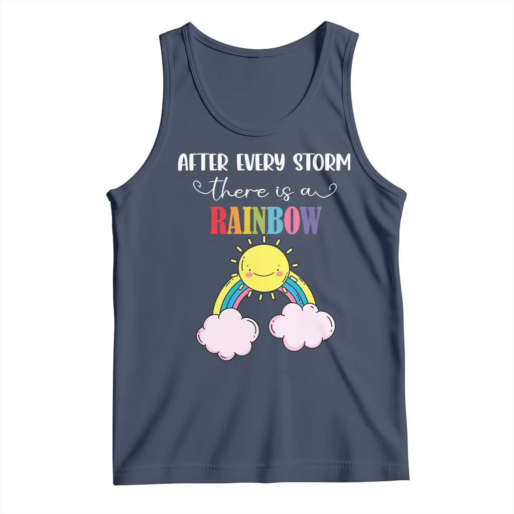 After Every Storm There Is A Rainbow Tank Top Sentimental Pregnancy Announcement