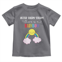 After Every Storm There Is A Rainbow Toddler T Shirt Sentimental Pregnancy Announcement