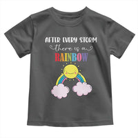 After Every Storm There Is A Rainbow Toddler T Shirt Sentimental Pregnancy Announcement