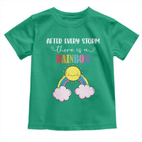 After Every Storm There Is A Rainbow Toddler T Shirt Sentimental Pregnancy Announcement