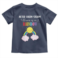 After Every Storm There Is A Rainbow Toddler T Shirt Sentimental Pregnancy Announcement