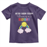 After Every Storm There Is A Rainbow Toddler T Shirt Sentimental Pregnancy Announcement