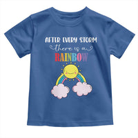 After Every Storm There Is A Rainbow Toddler T Shirt Sentimental Pregnancy Announcement