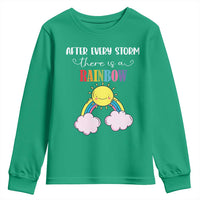 After Every Storm There Is A Rainbow Youth Sweatshirt Sentimental Pregnancy Announcement