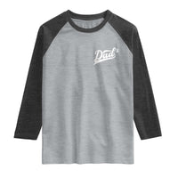 Dad Of Two Raglan Shirt Funny Daddy Squared Promoted for The Second Time