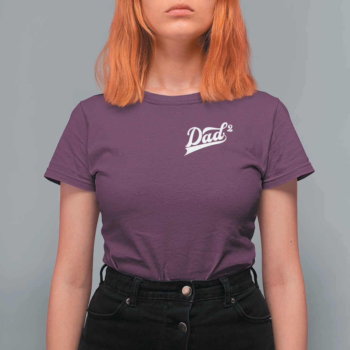 Dad Of Two T Shirt For Women Funny Daddy Squared Promoted for The Second Time