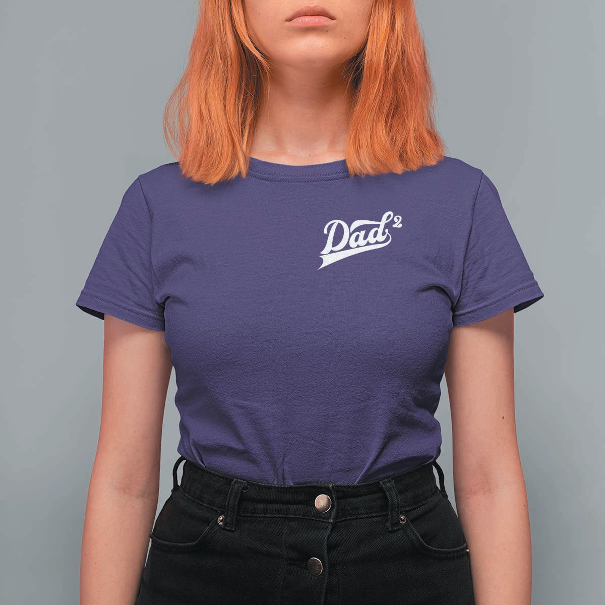 Dad Of Two T Shirt For Women Funny Daddy Squared Promoted for The Second Time