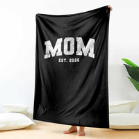 Mom Est 2026 Throw Blanket Promoted To Mommy Mother's Day