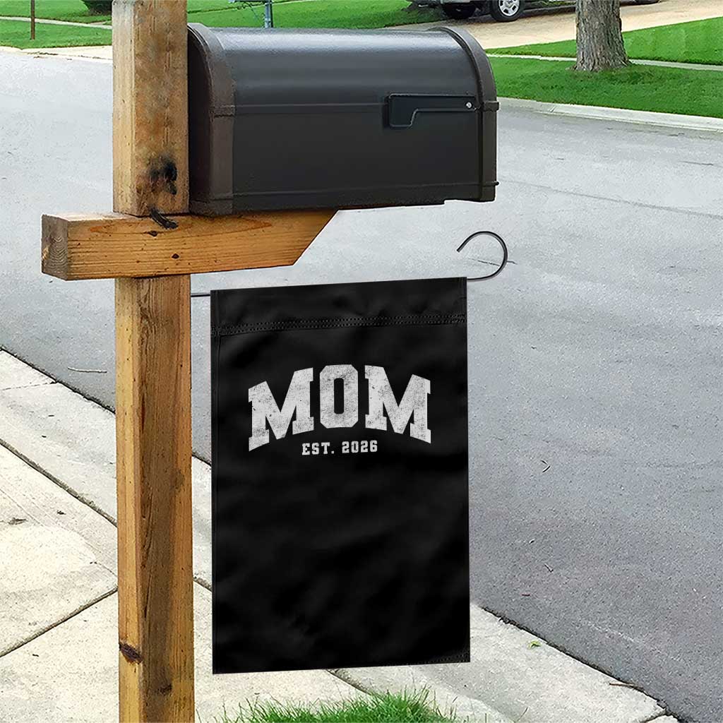 Mom Est 2026 Garden Flag Promoted To Mommy Mother's Day