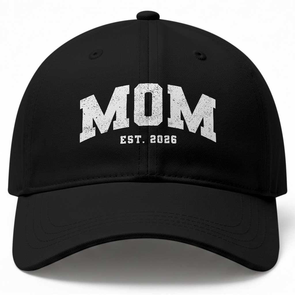 Mom Est 2026 Baseball Cap Promoted To Mommy Mother's Day