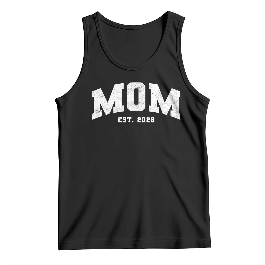 Mom Est 2026 Tank Top Promoted To Mommy Mother's Day