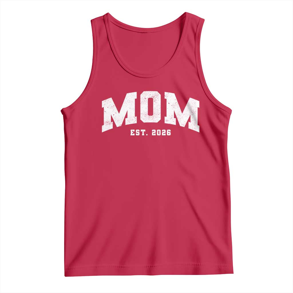 Mom Est 2026 Tank Top Promoted To Mommy Mother's Day